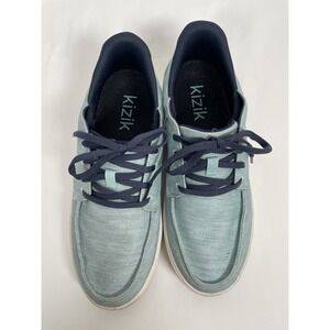 Kizik Porto Surf Spray Heather Naval Academy Mens Athletic Sneaker M 8/W9.5 Wide